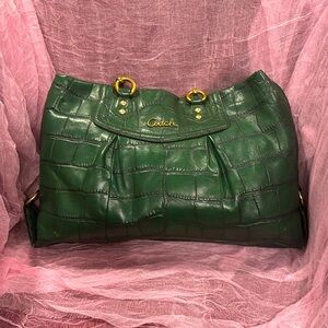 Vintage Coach Ashley Croc-embossed Carryall Tote-F20345
